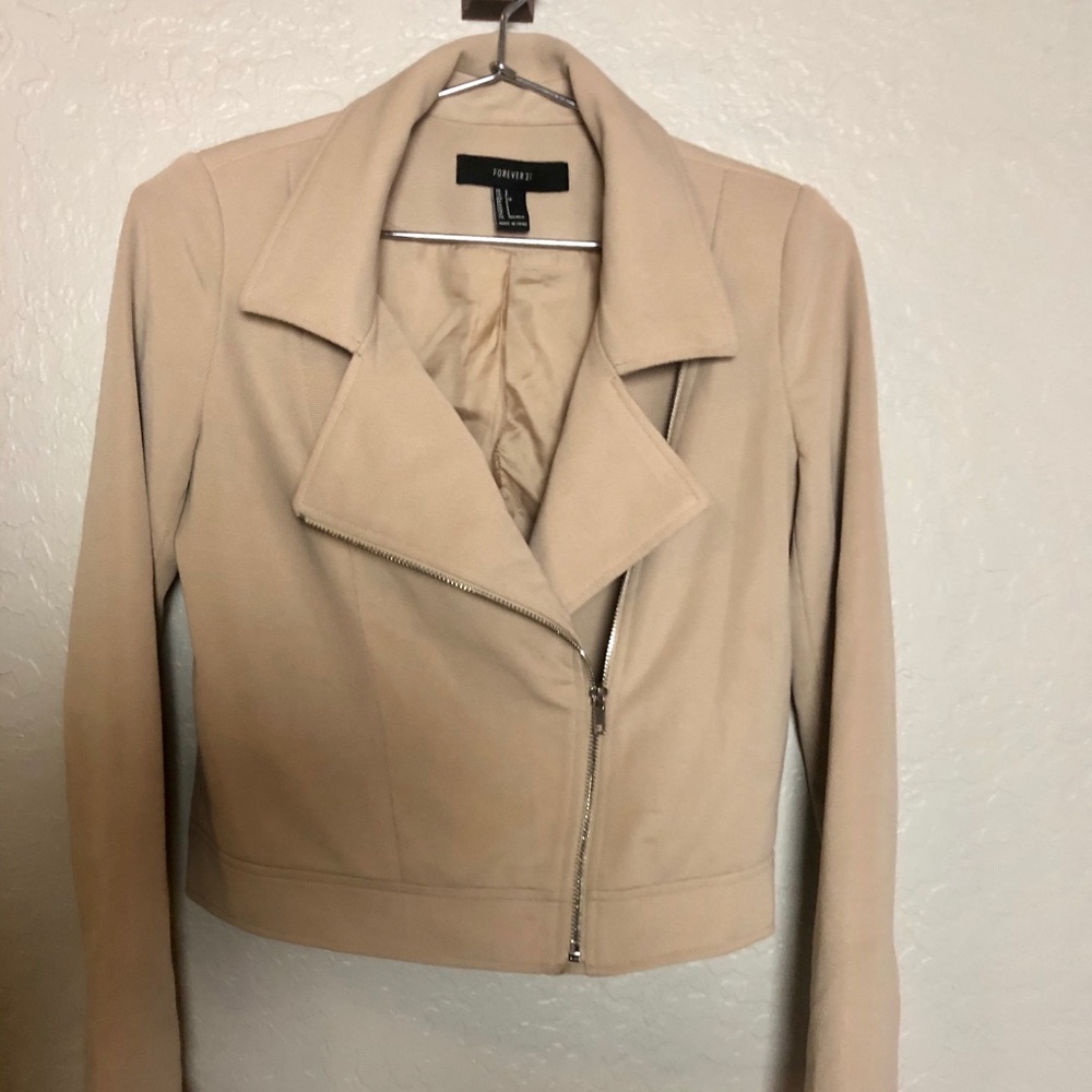 Great quality Cream Moto jacket
